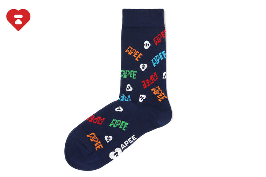 BAPE JACQUARD GRAPHIC SOCKS #2