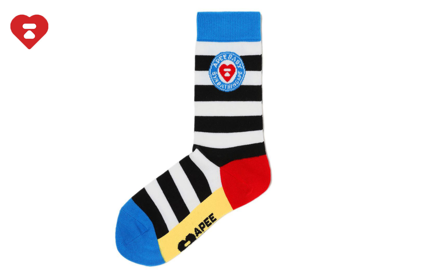 BAPE JACQUARD STRIPE SOCKS
