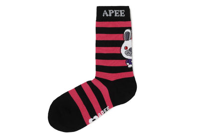 BAPE BABY DOPPY JACQUARD STRIPE SOCKS