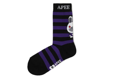 BAPE BABY DOPPY JACQUARD STRIPE SOCKS
