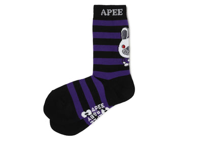 BAPE BABY DOPPY JACQUARD STRIPE SOCKS
