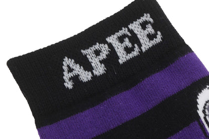 BAPE BABY DOPPY JACQUARD STRIPE SOCKS