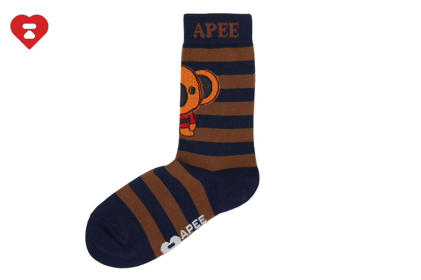 BAPE BABY CORE JACQUARD STRIPE SOCKS