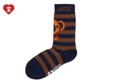 BAPE BABY CORE JACQUARD STRIPE SOCKS