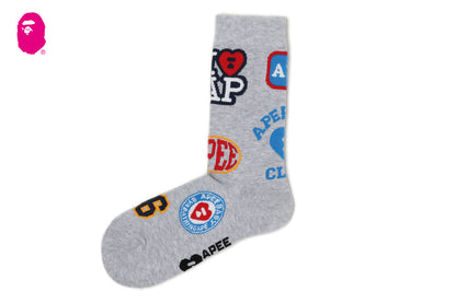 BAPE JACQUARD GRAPHIC SOCKS #7