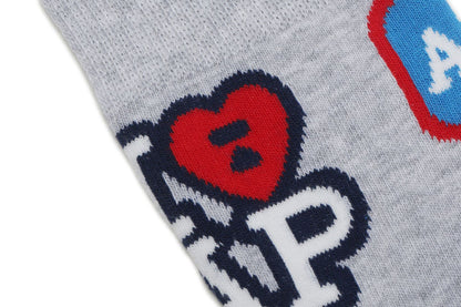 BAPE JACQUARD GRAPHIC SOCKS #7