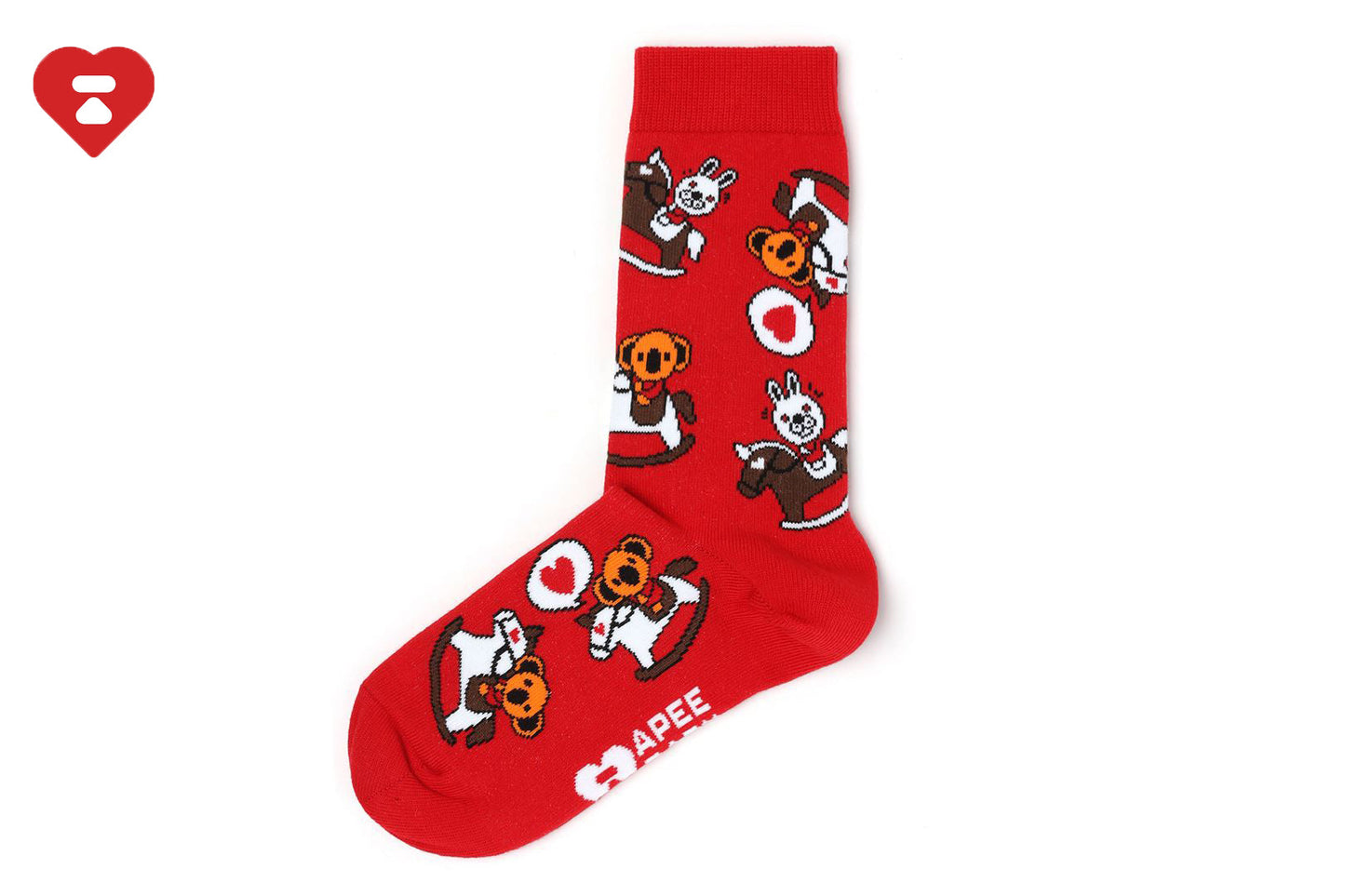 BAPE JACQUARD GRAPHIC SOCKS #8