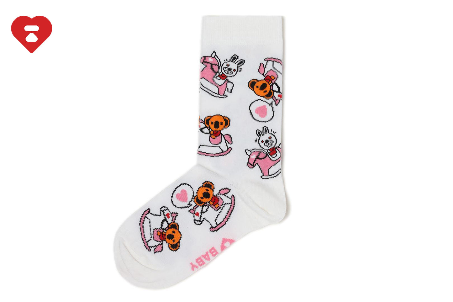BAPE JACQUARD GRAPHIC SOCKS #8