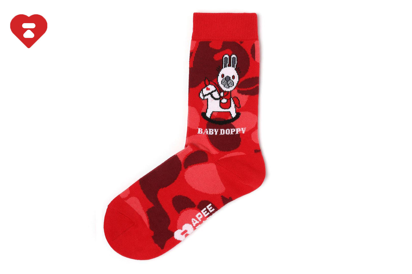 BAPE JACQUARD GRAPHIC SOCKS #9