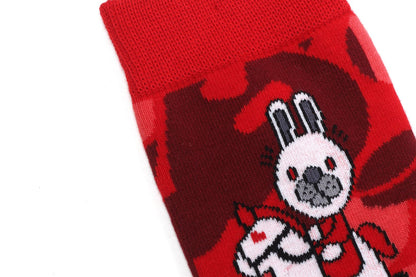 BAPE JACQUARD GRAPHIC SOCKS #9