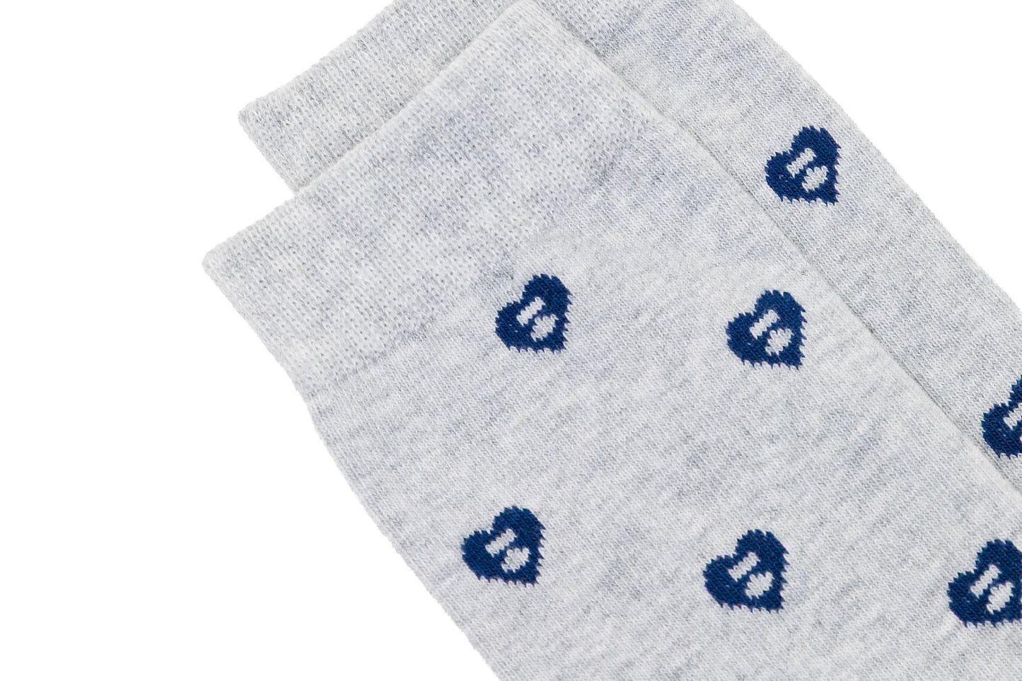 BAPE MONOGRAM INTARSIA SOCKS