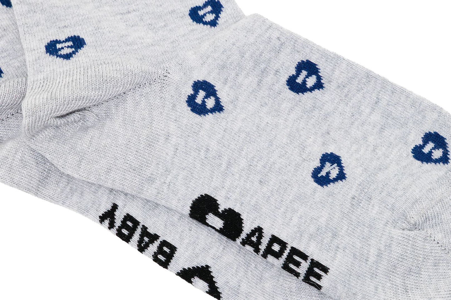 BAPE MONOGRAM INTARSIA SOCKS
