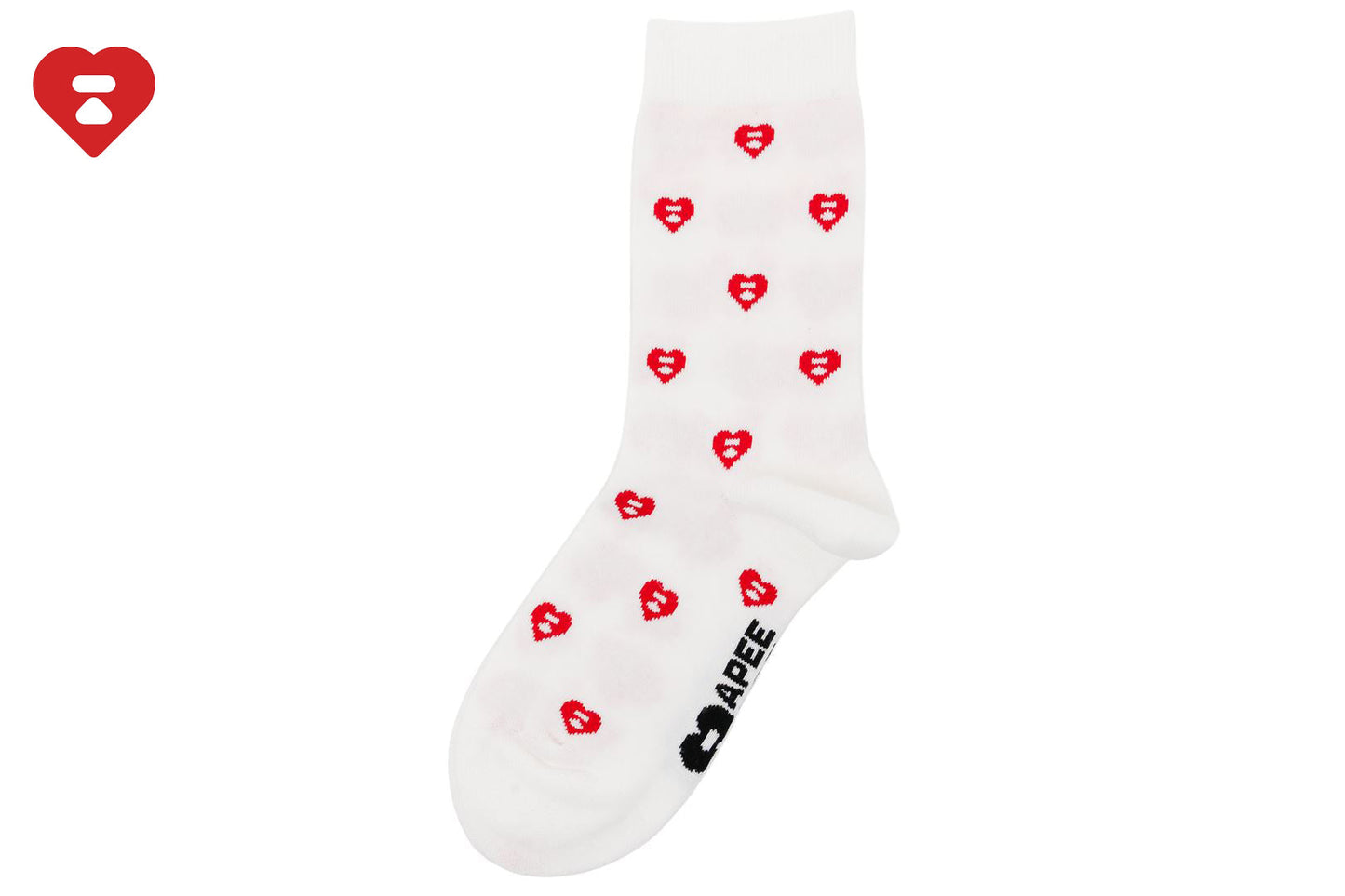 BAPE MONOGRAM INTARSIA SOCKS