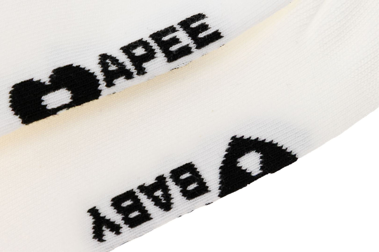 BAPE BIG HEART INTARSIA SOCKS