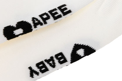 BAPE BIG HEART INTARSIA SOCKS