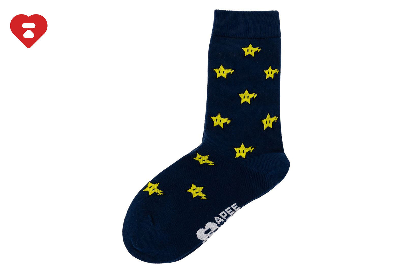 BAPE MILO STAR INTARSIA SOCKS