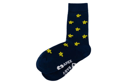 BAPE MILO STAR INTARSIA SOCKS