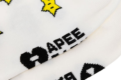 BAPE MILO STAR INTARSIA SOCKS