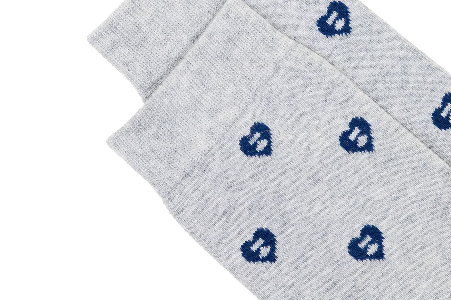 BAPE MONOGRAM INTARSIA ANKLE SOCKS