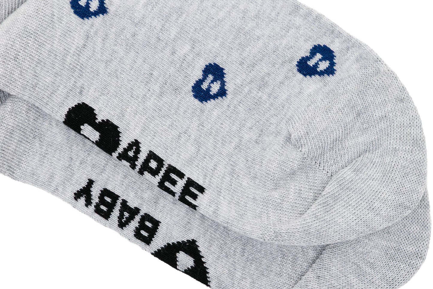 BAPE MONOGRAM INTARSIA ANKLE SOCKS