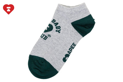 BAPE APEE LOGO INTARSIA ANKLE SOCKS