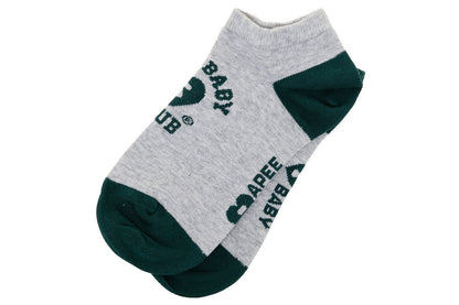 BAPE APEE LOGO INTARSIA ANKLE SOCKS