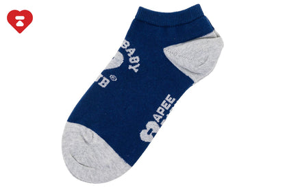 BAPE APEE LOGO INTARSIA ANKLE SOCKS