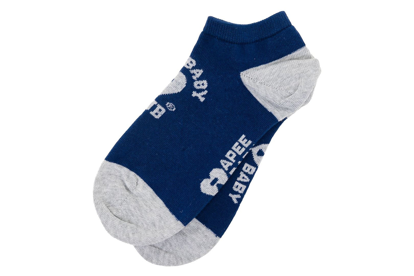 BAPE APEE LOGO INTARSIA ANKLE SOCKS