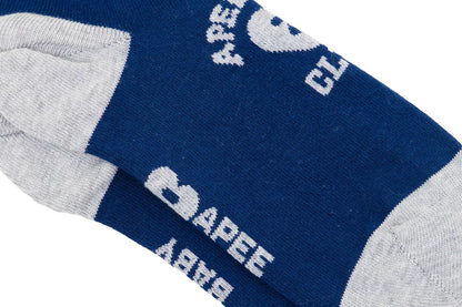 BAPE APEE LOGO INTARSIA ANKLE SOCKS