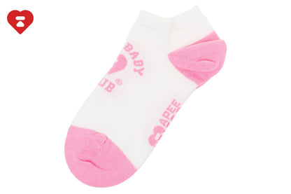 BAPE APEE LOGO INTARSIA ANKLE SOCKS