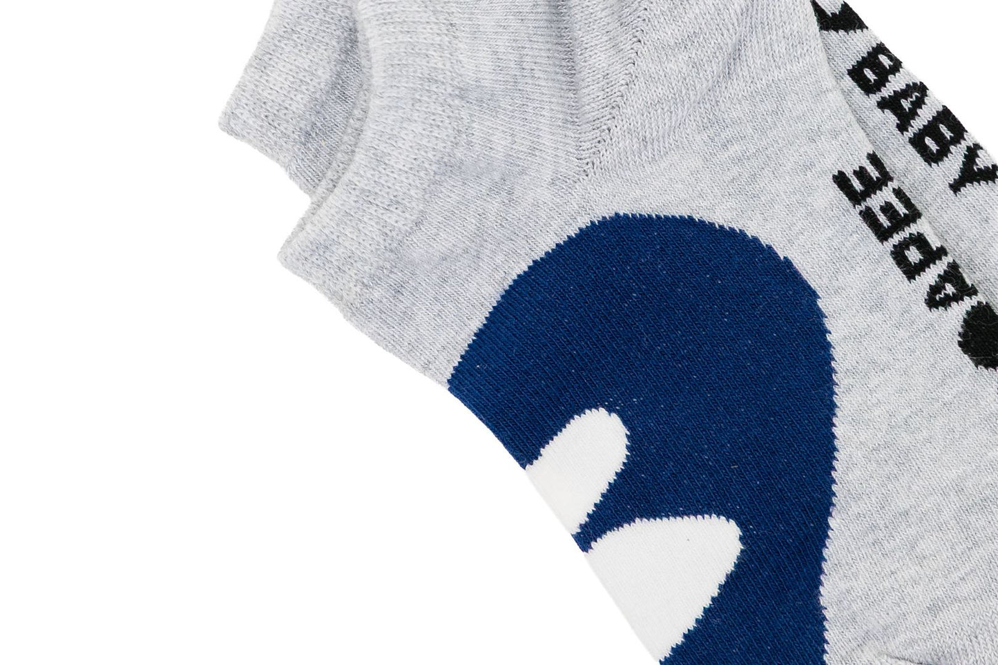 BAPE BIG HEART INTARSIA ANKLE SOCKS