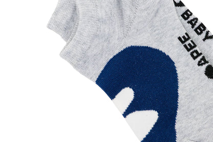 BAPE BIG HEART INTARSIA ANKLE SOCKS