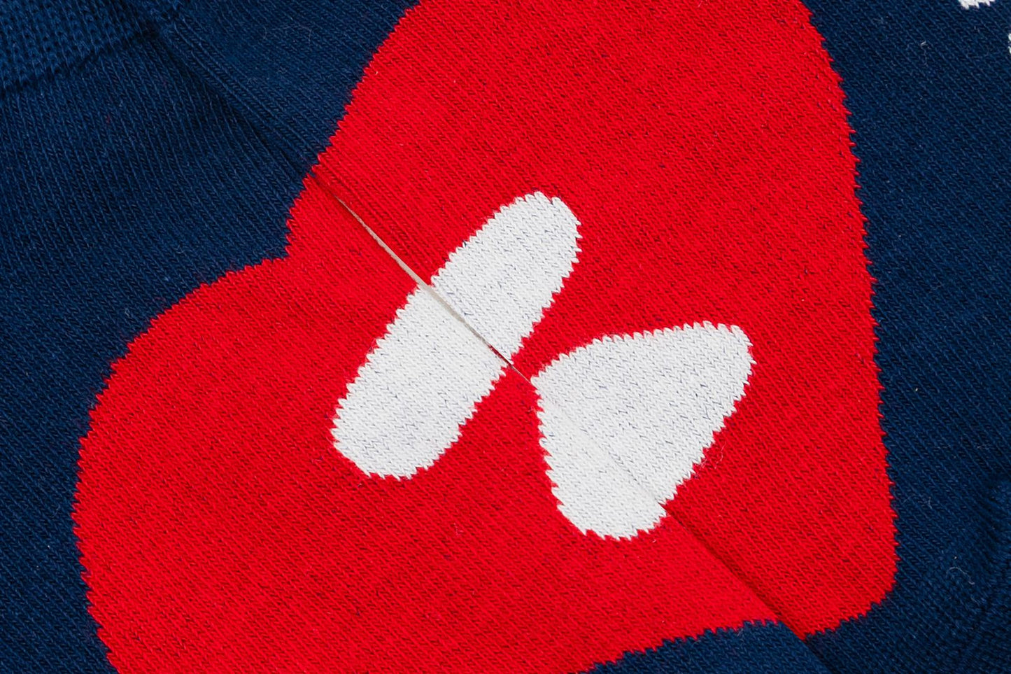 BAPE BIG HEART INTARSIA ANKLE SOCKS