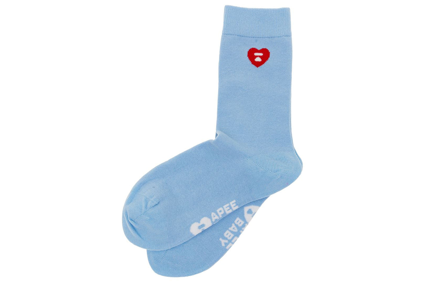 BAPE HEART EMBROIDERY BADGE SOCKS #2