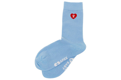 BAPE HEART EMBROIDERY BADGE SOCKS #2