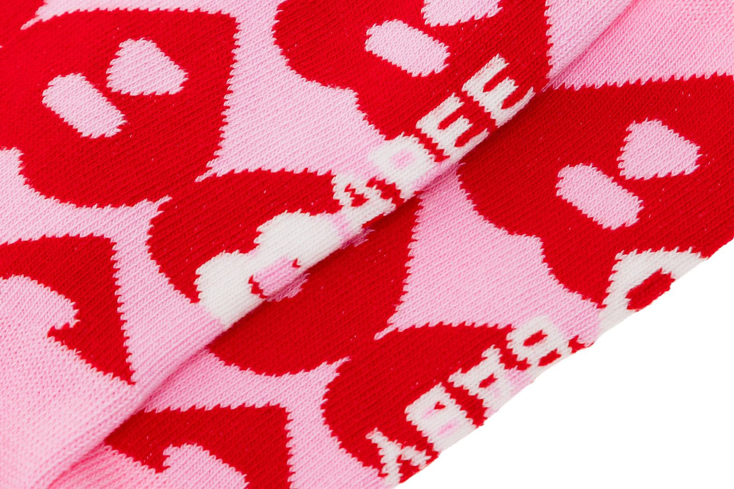 BAPE BIG HEART MONOGRAM INTARSIA SOCKS #2