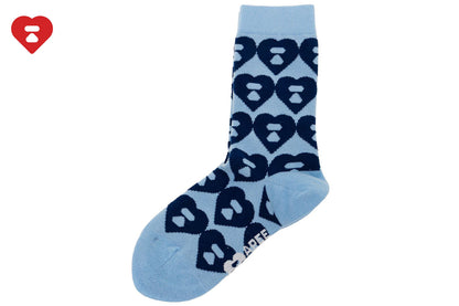 BAPE BIG HEART MONOGRAM INTARSIA SOCKS #2