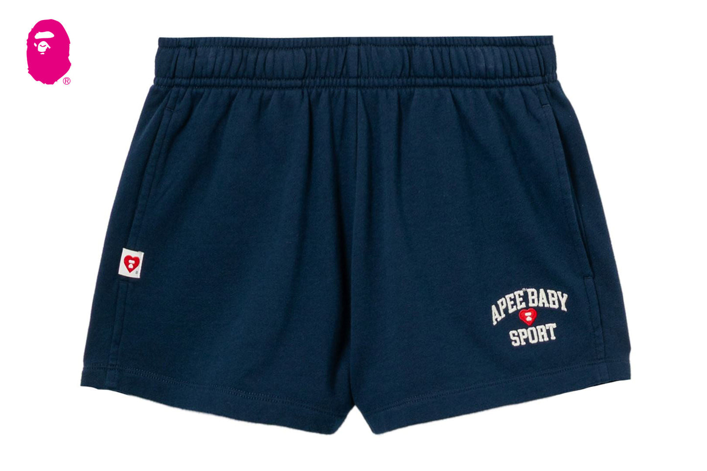 BAPE 嬰兒刺繡運動短褲