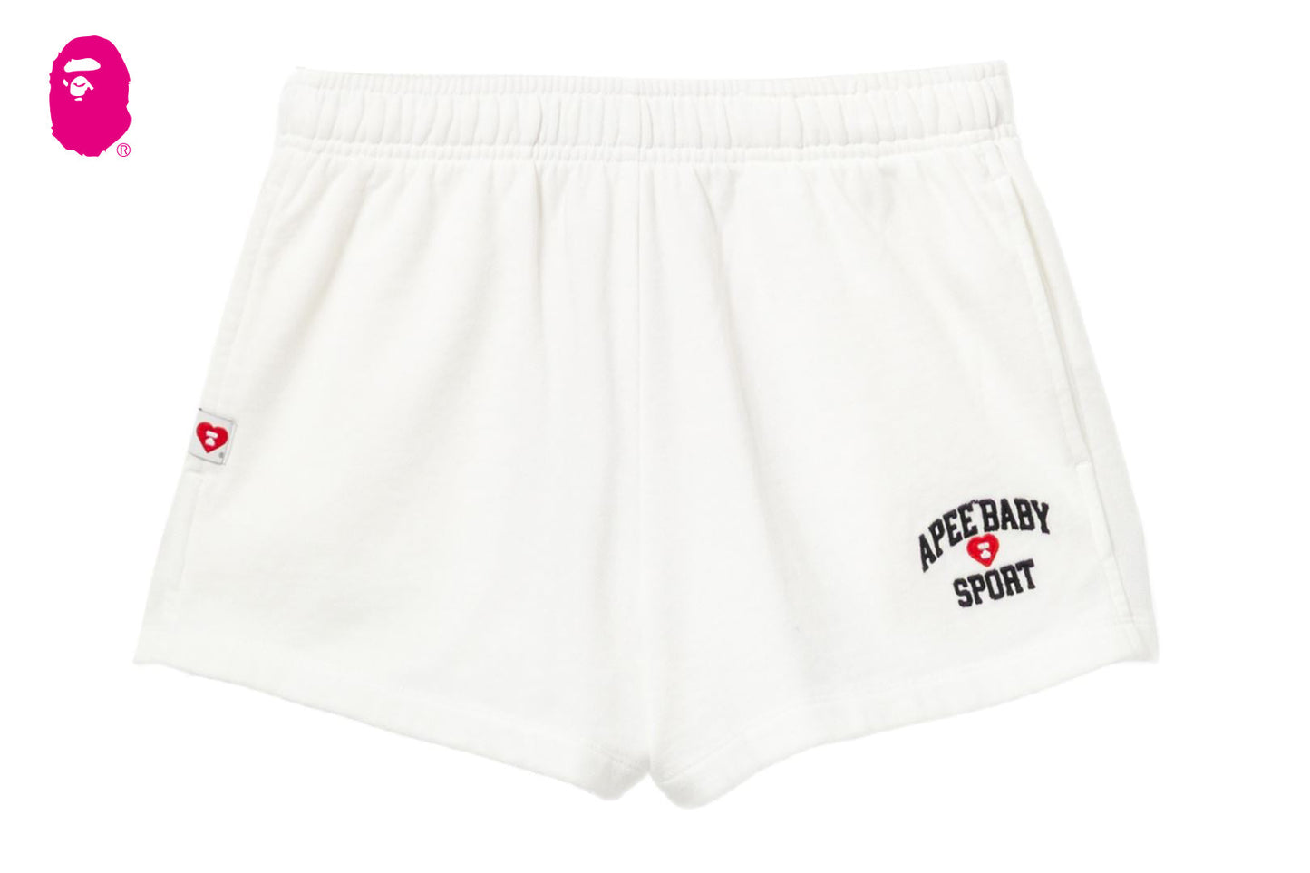BAPE 嬰兒刺繡運動短褲