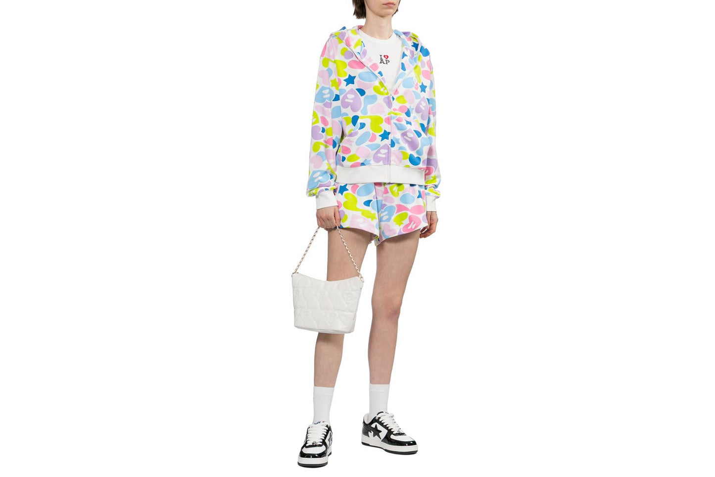 BAPE CAMO SWEAT SHORTS