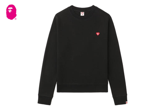BAPE HEART BADGE SWEAT SHIRT