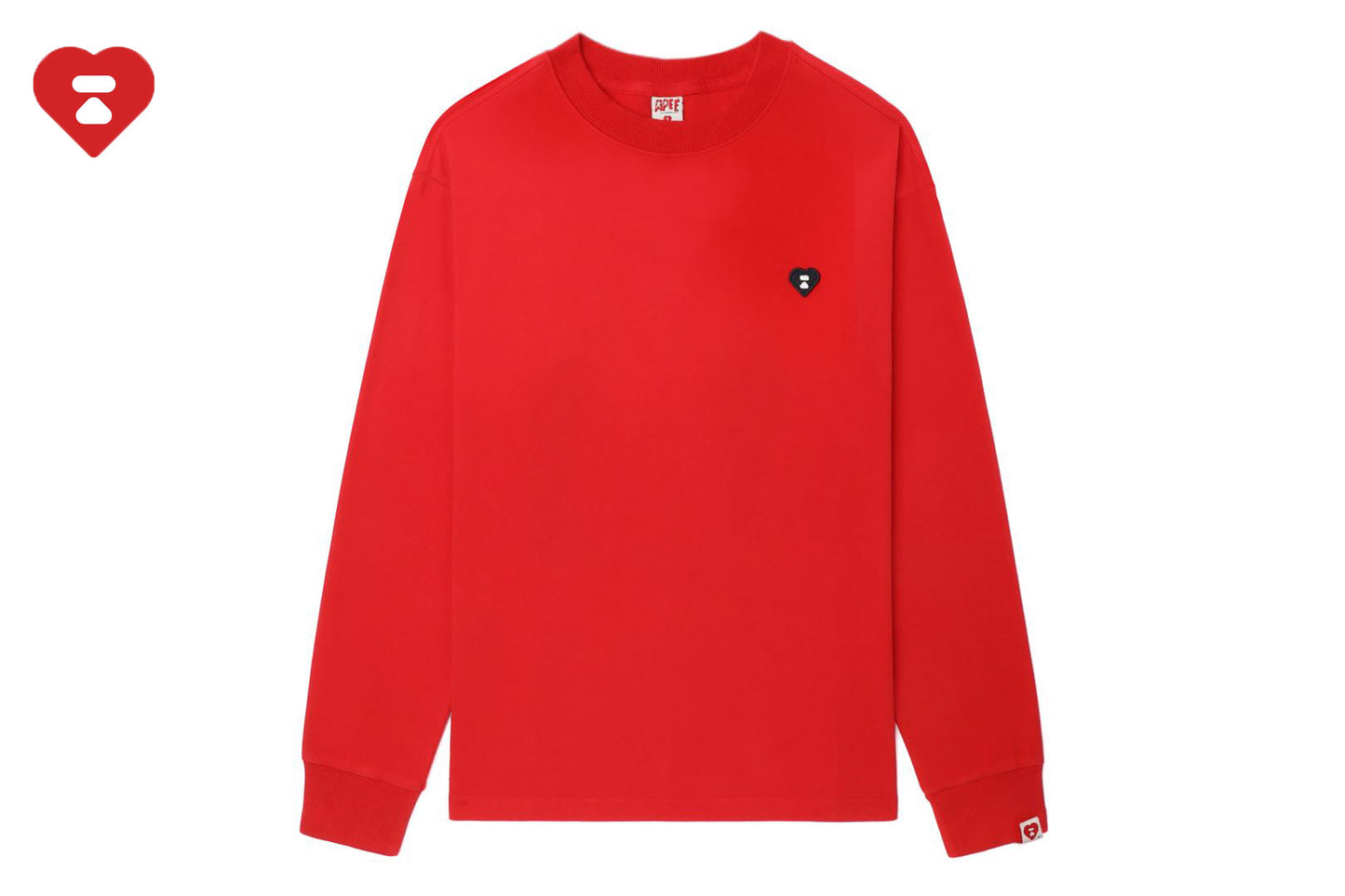 BAPE 心形徽章運動衫