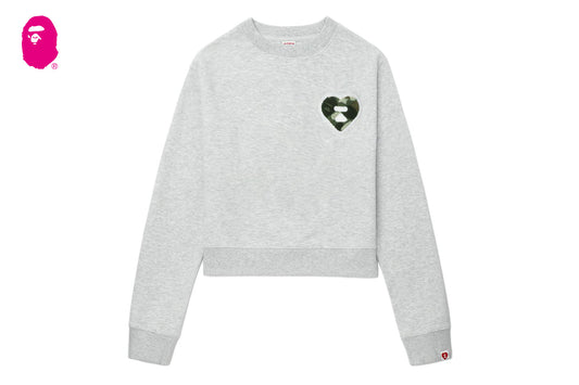 BAPE CAMO CHENILLE EMBROIDERY BADGE SWEAT SHIRT