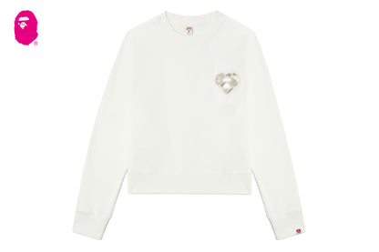BAPE CAMO CHENILLE EMBROIDERY BADGE SWEAT SHIRT