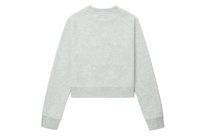 BAPE CAMO HEART CHEST PRINT CROP SWEAT SHIRT