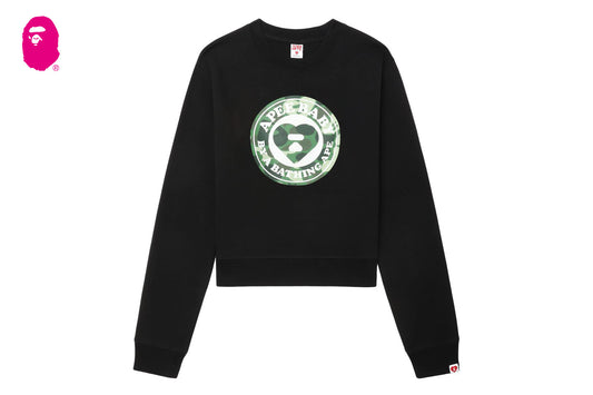 BAPE 圓形迷彩心形印花運動衫