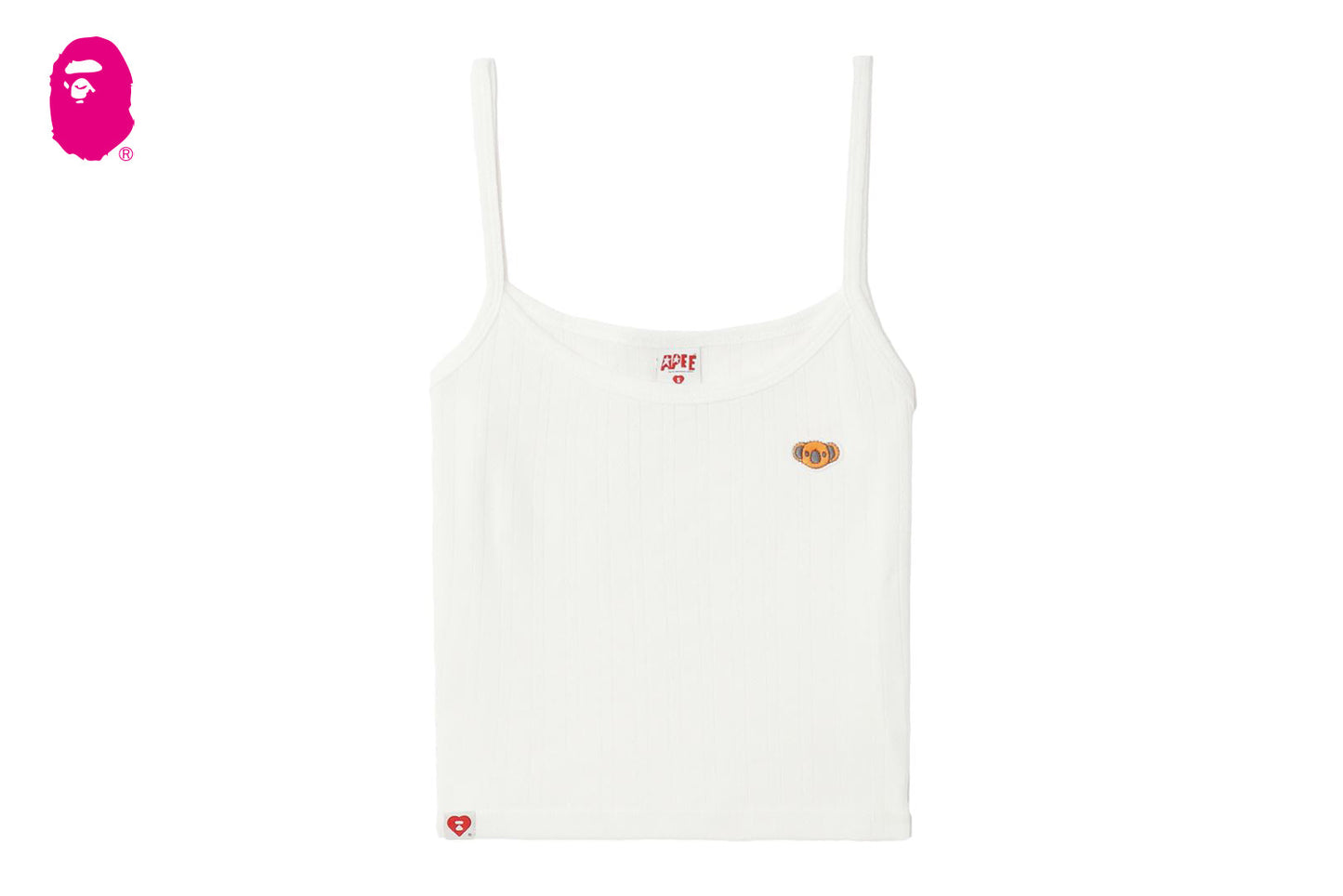 BAPE BABY CORE BADGE POINTELLE CAMISOLE