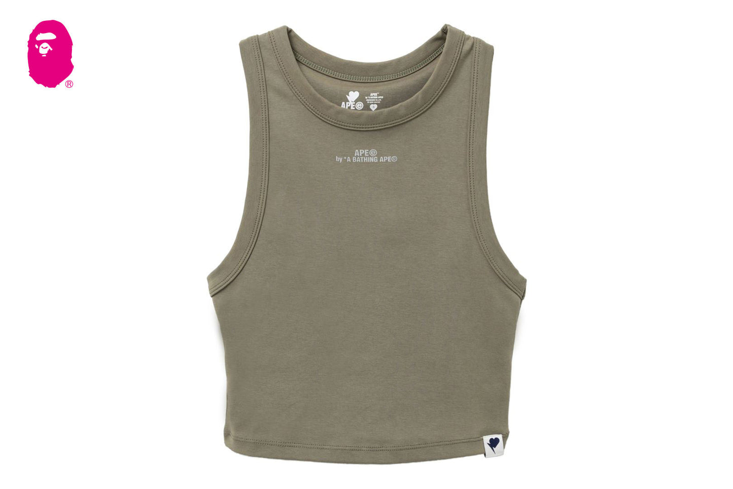 BAPE RIBBED CROP VEST