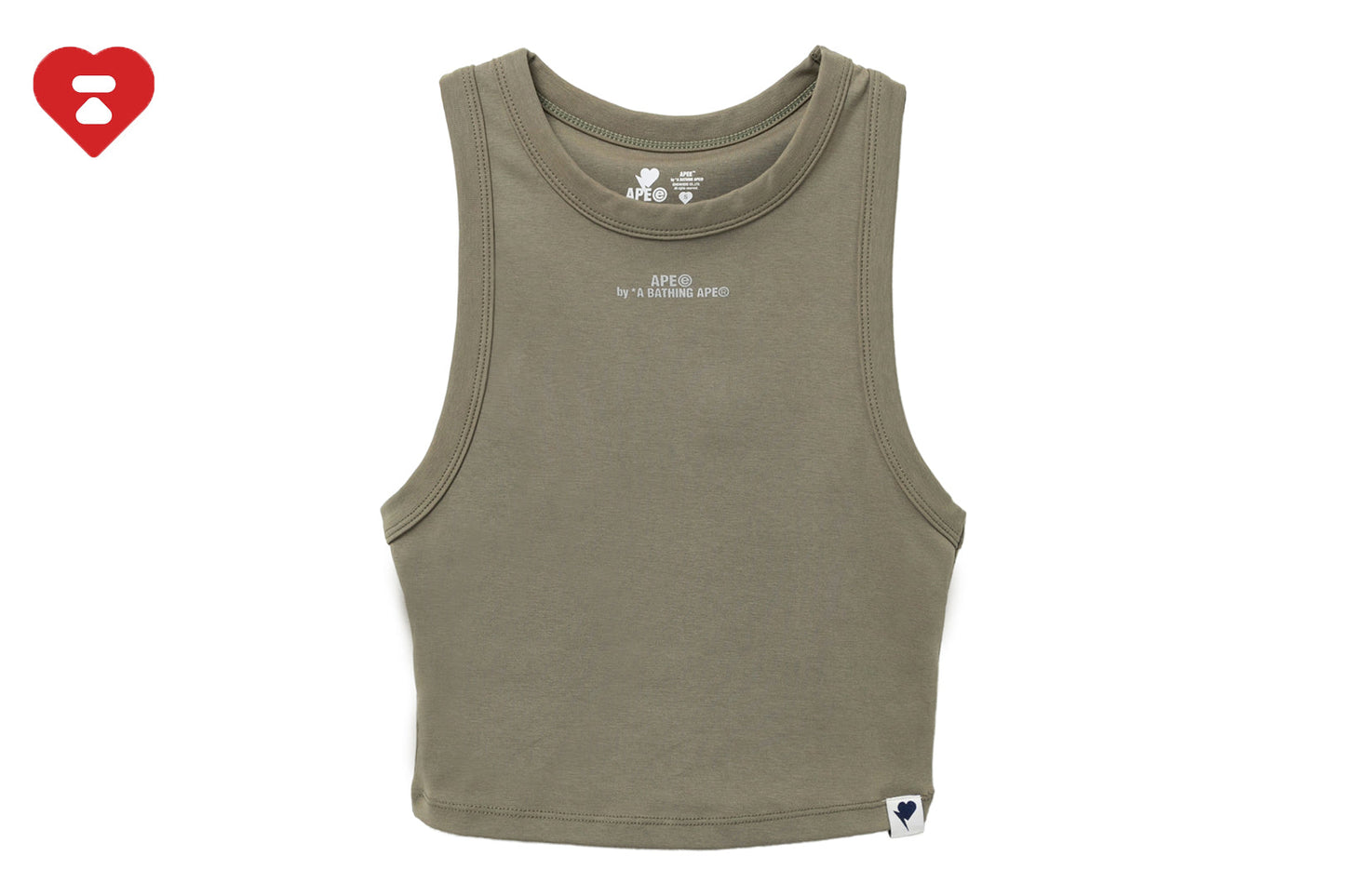 BAPE RIBBED CROP VEST