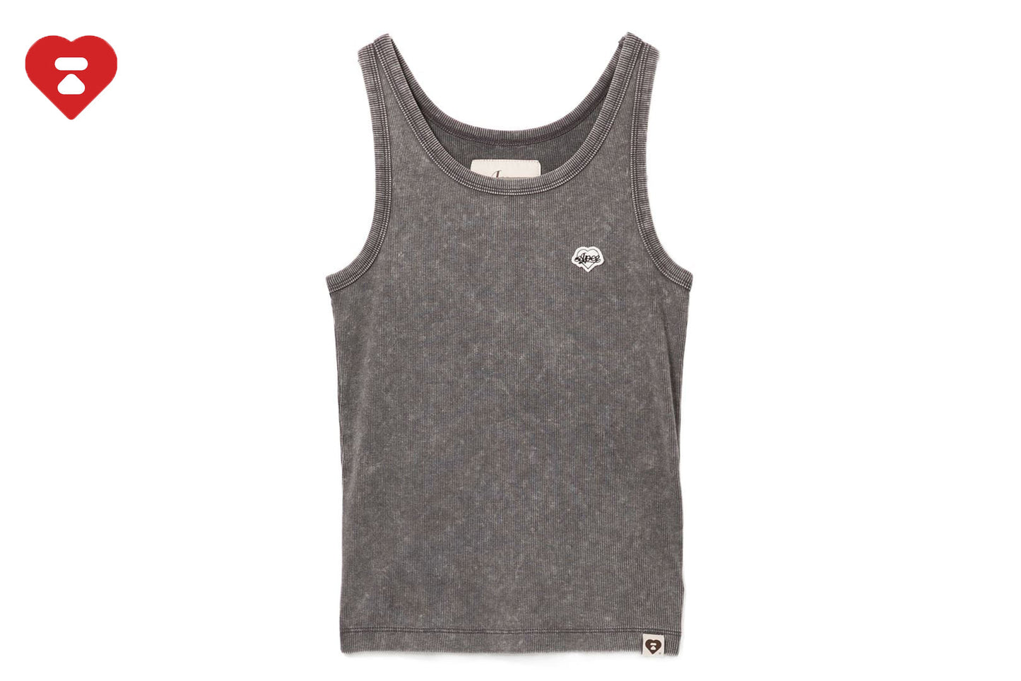 BAPE WASHED RIBBED VEST